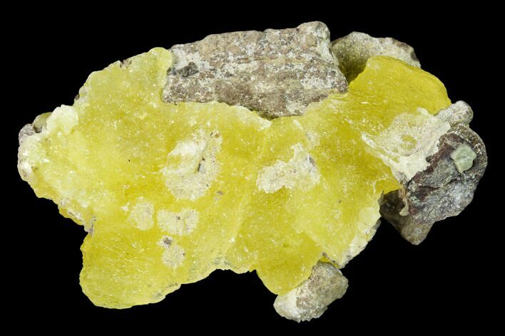 Lemon-Yellow Brucite - Balochistan, Pakistan #155231